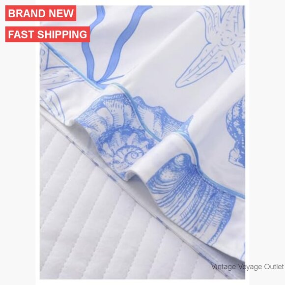 Women's Short Sleeve Button Shirt and Elastic Waist Shorts Pajama Set - Picture 5 of 7